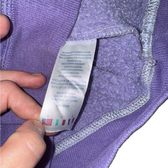 Champion Vintage 90’s Purple Ombre Hoodie - Picture 3 of 5